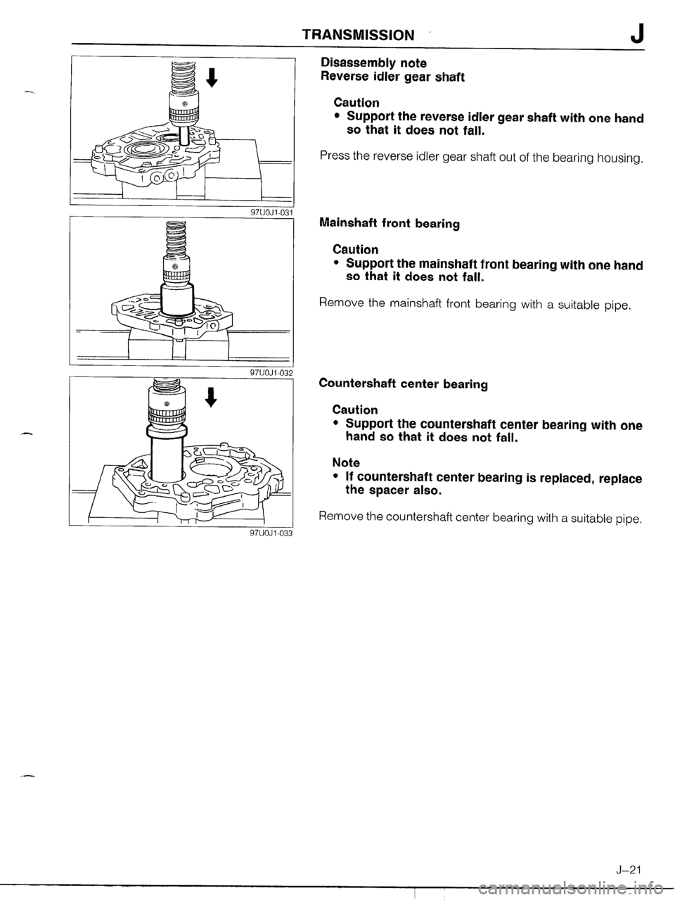 MAZDA MX-5 1990  Workshop Manual 