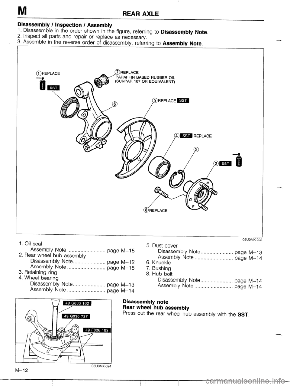 MAZDA MX-5 1990 Workshop Manual MAZDA MX-5 1990 Workshop Manual