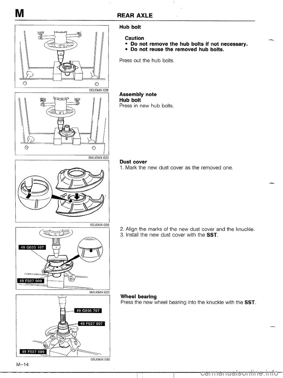 MAZDA MX-5 1990 Workshop Manual MAZDA MX-5 1990 Workshop Manual