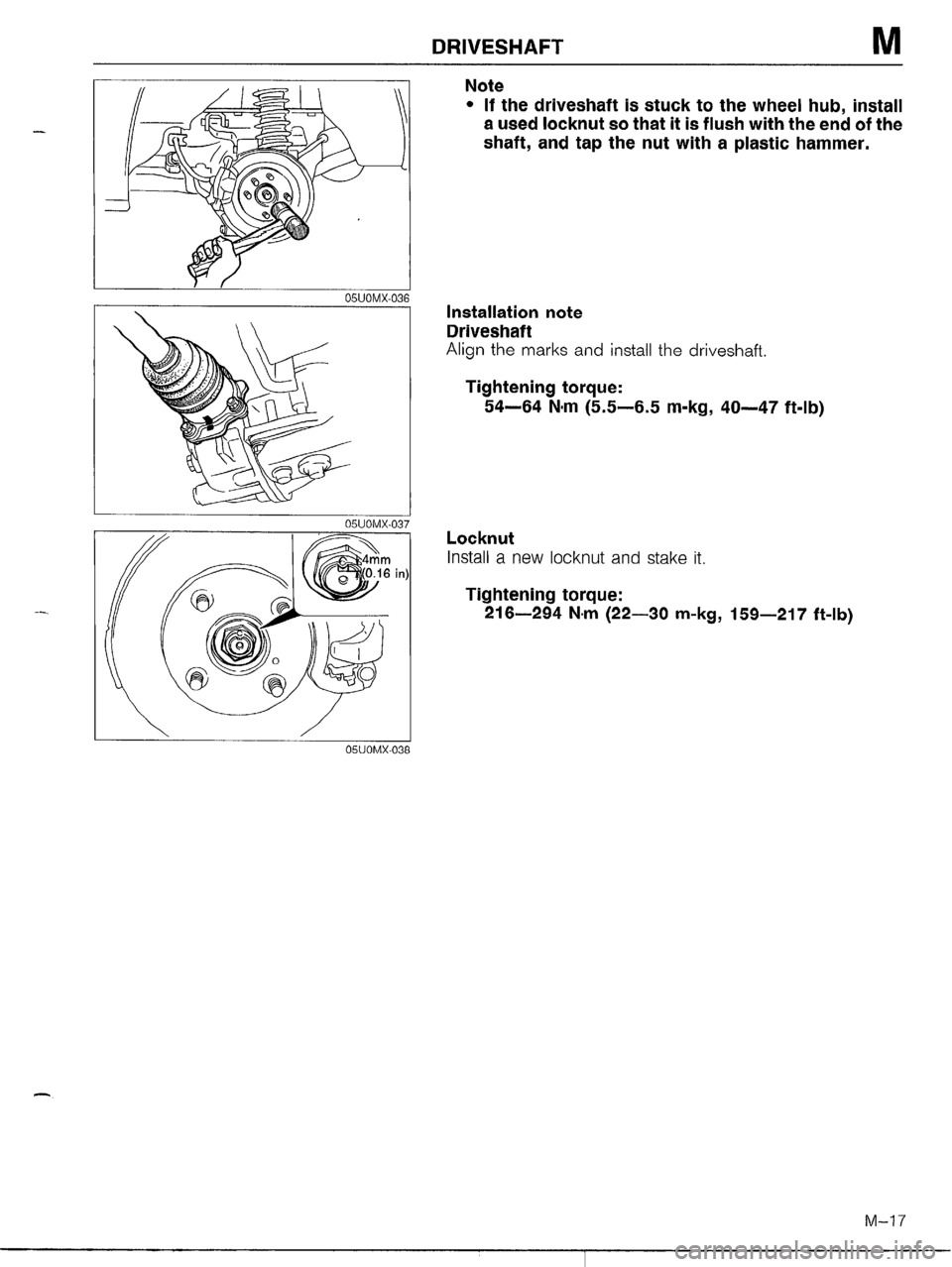MAZDA MX-5 1990 Workshop Manual MAZDA MX-5 1990 Workshop Manual