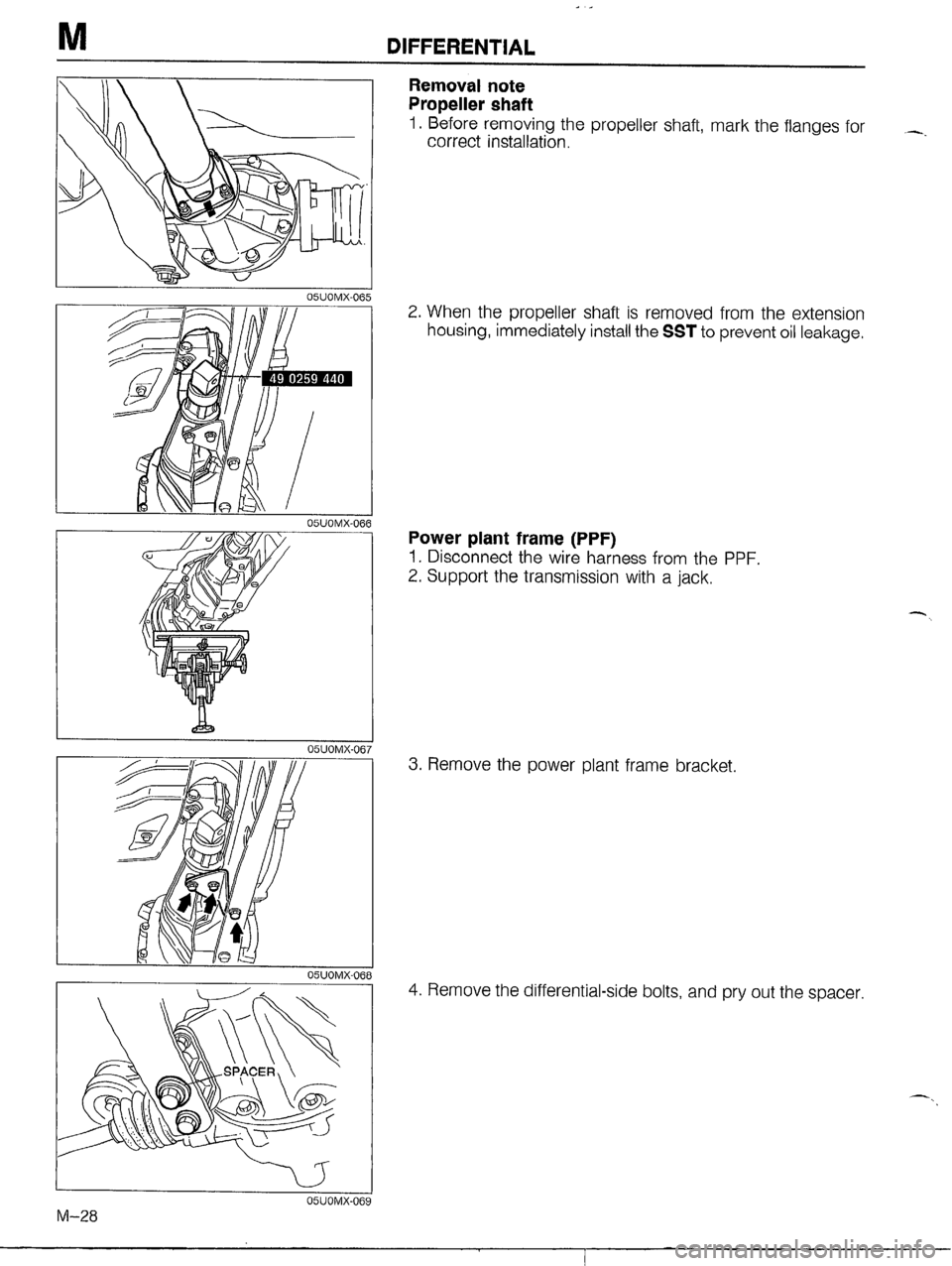 MAZDA MX-5 1990  Workshop Manual 