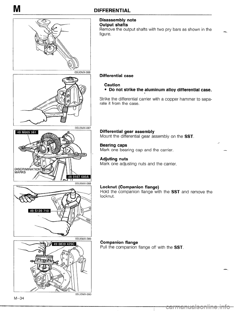 MAZDA MX-5 1990  Workshop Manual 