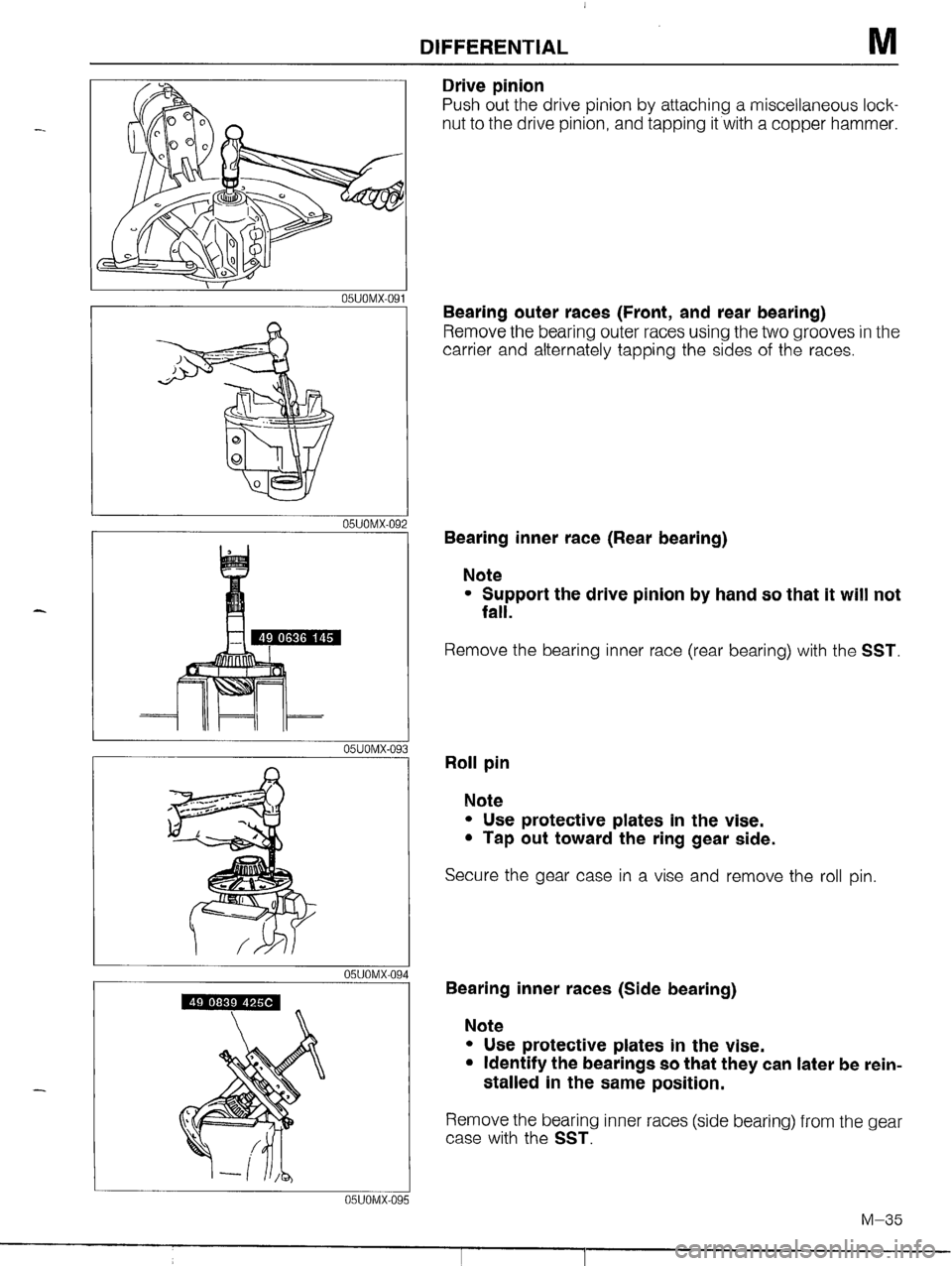 MAZDA MX-5 1990  Workshop Manual 