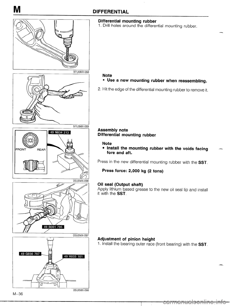 MAZDA MX-5 1990  Workshop Manual 