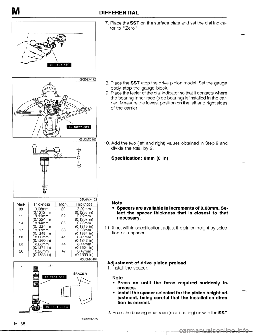 MAZDA MX-5 1990  Workshop Manual 