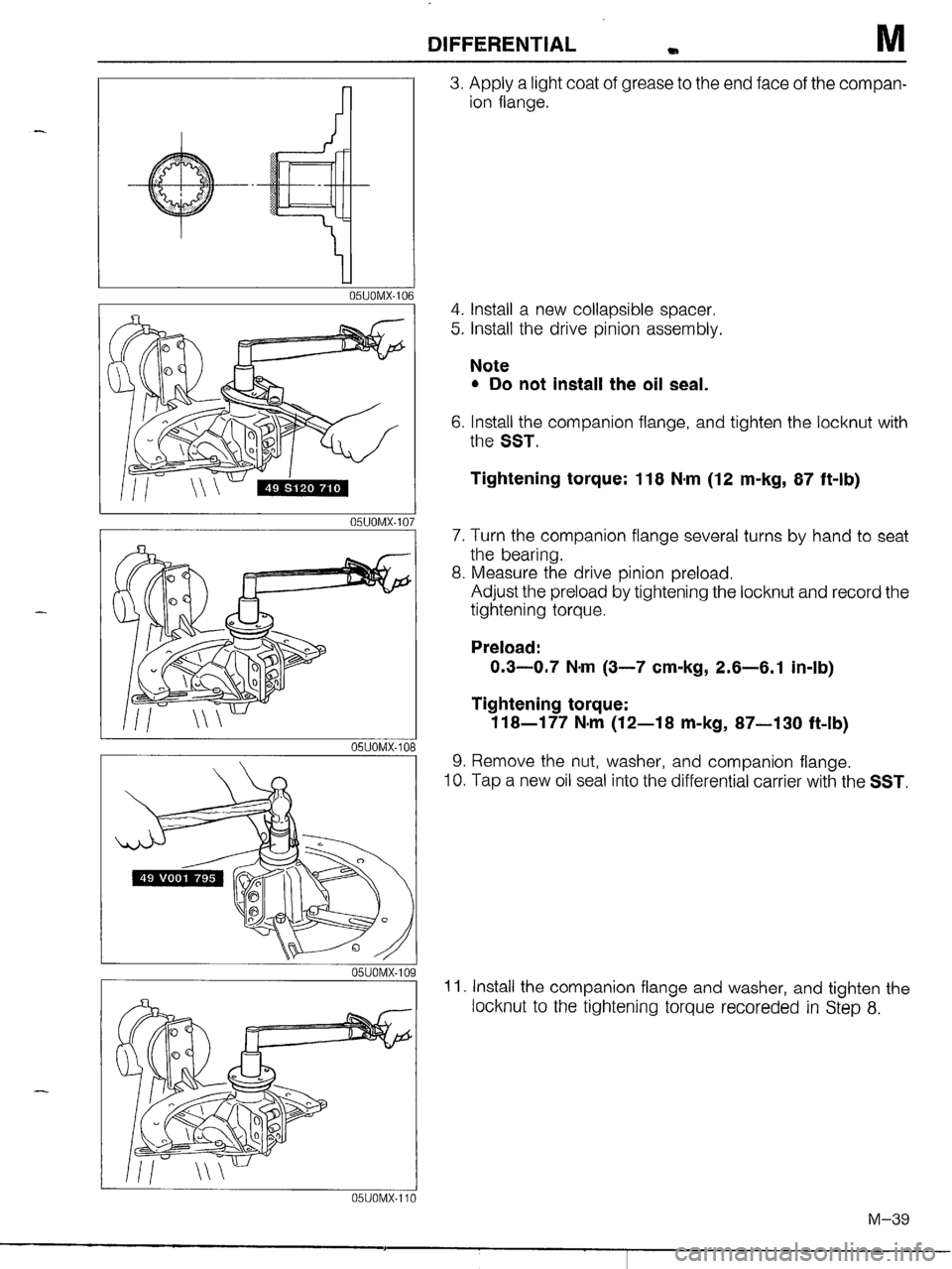 MAZDA MX-5 1990  Workshop Manual 