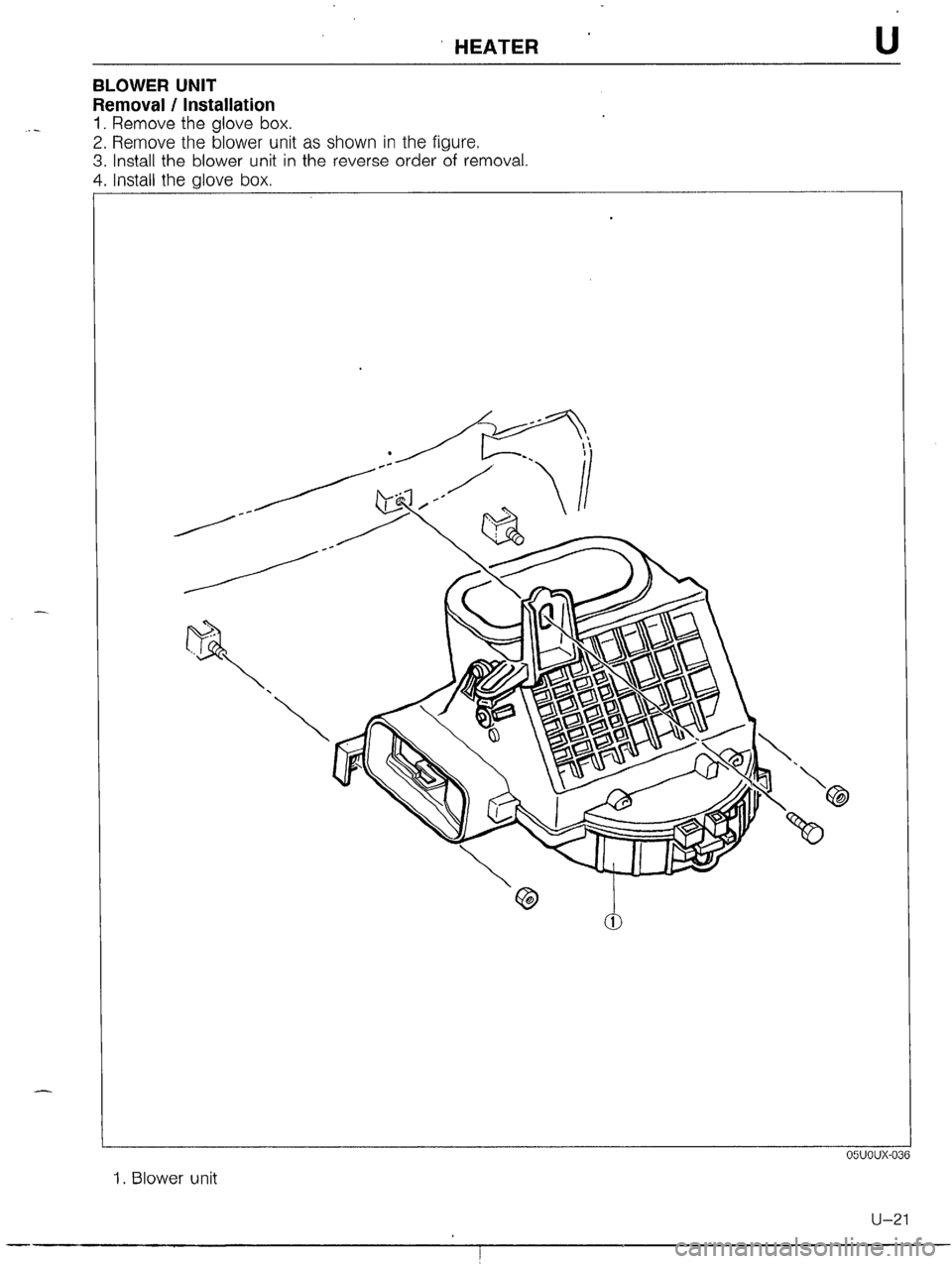 MAZDA MX-5 1990  Workshop Manual 