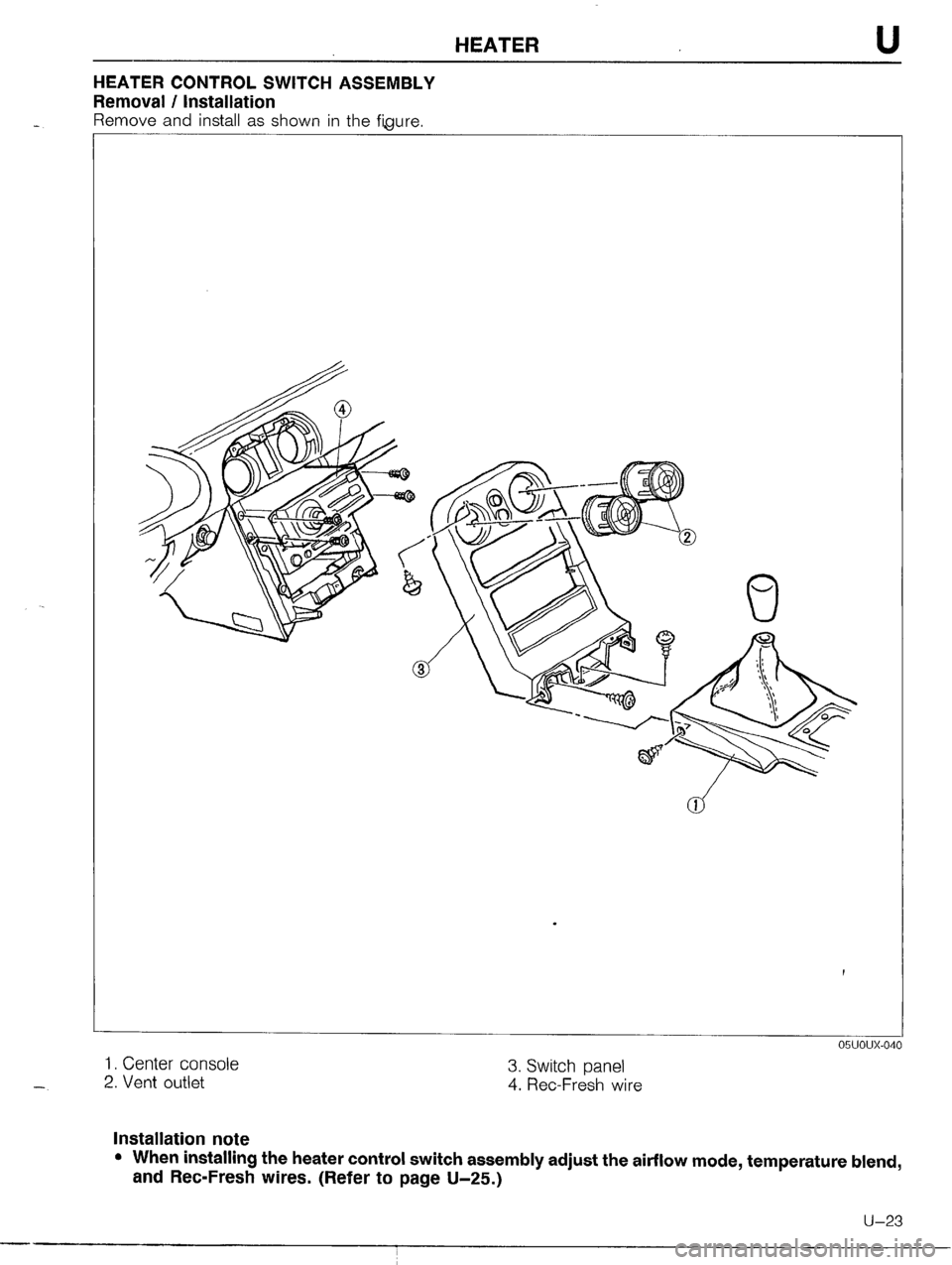 MAZDA MX-5 1990  Workshop Manual 