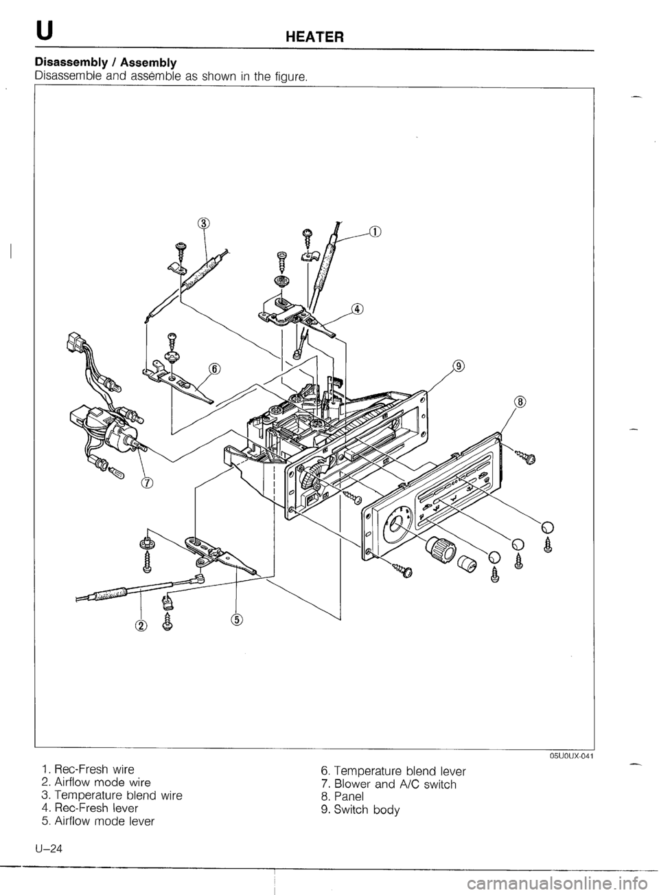 MAZDA MX-5 1990  Workshop Manual 