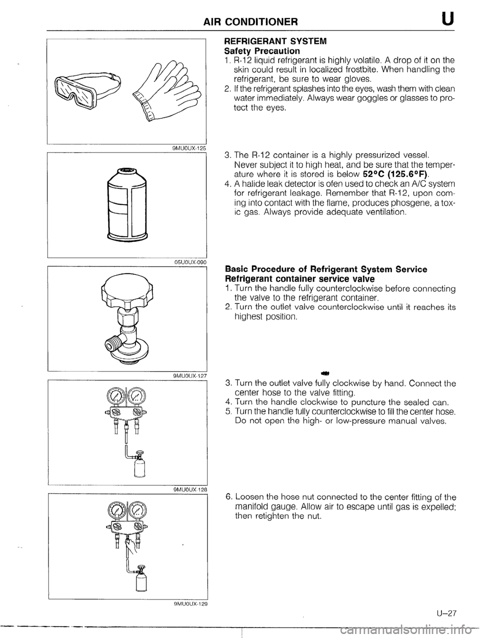 MAZDA MX-5 1990  Workshop Manual 