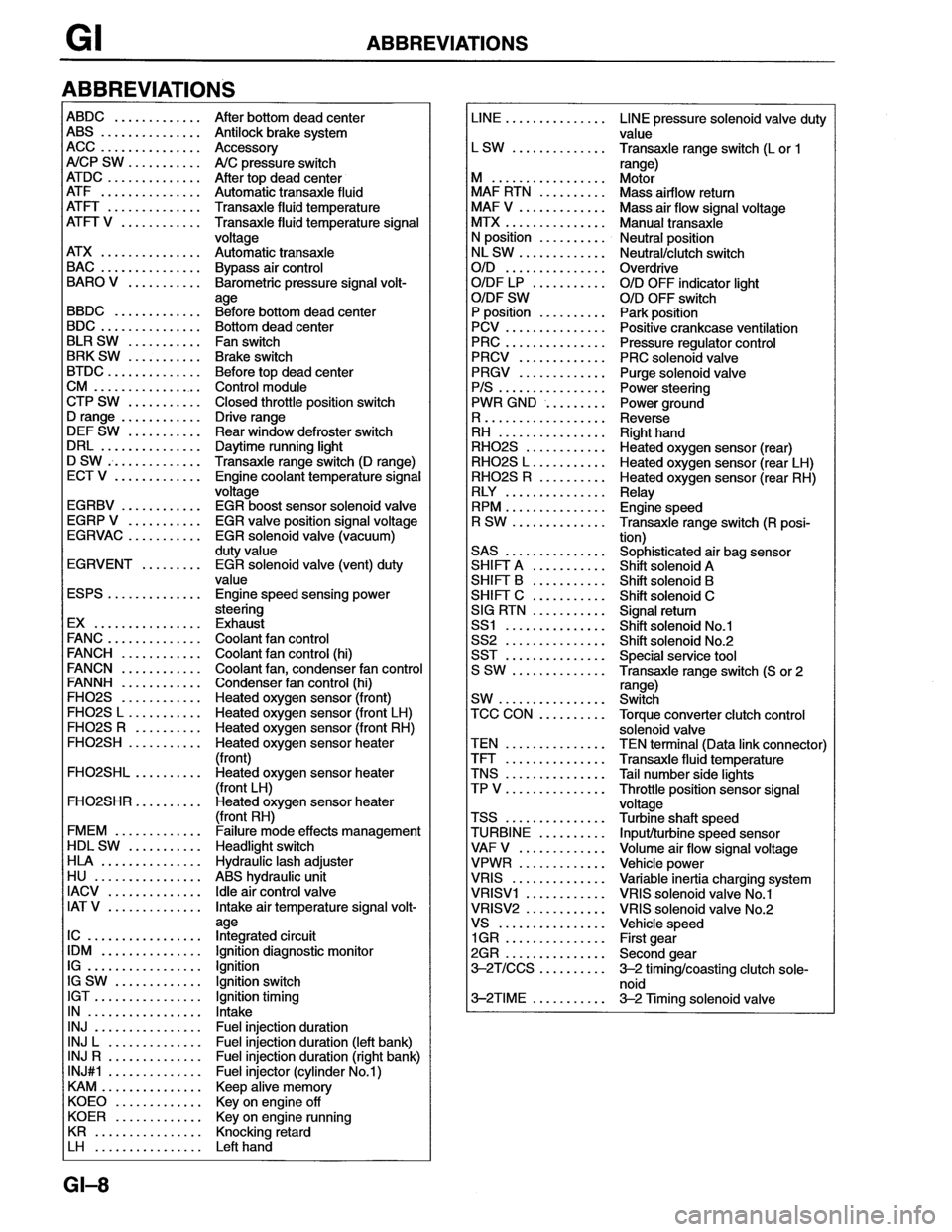 MAZDA MX-6 1996 User Guide MAZDA MX-6 1996 User Guide