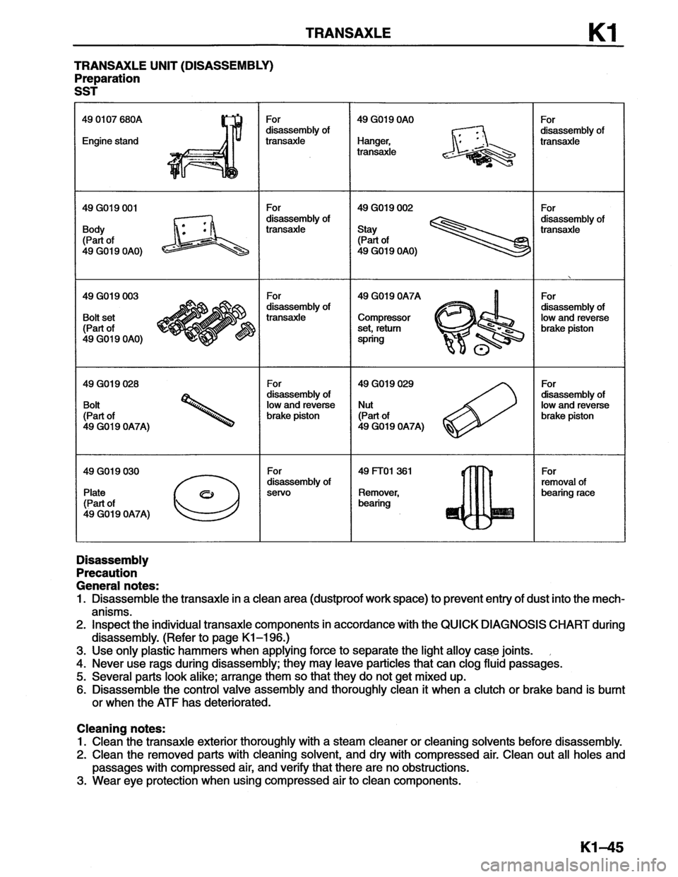 MAZDA MX-6 1996 Workshop Manual MAZDA MX-6 1996 Workshop Manual