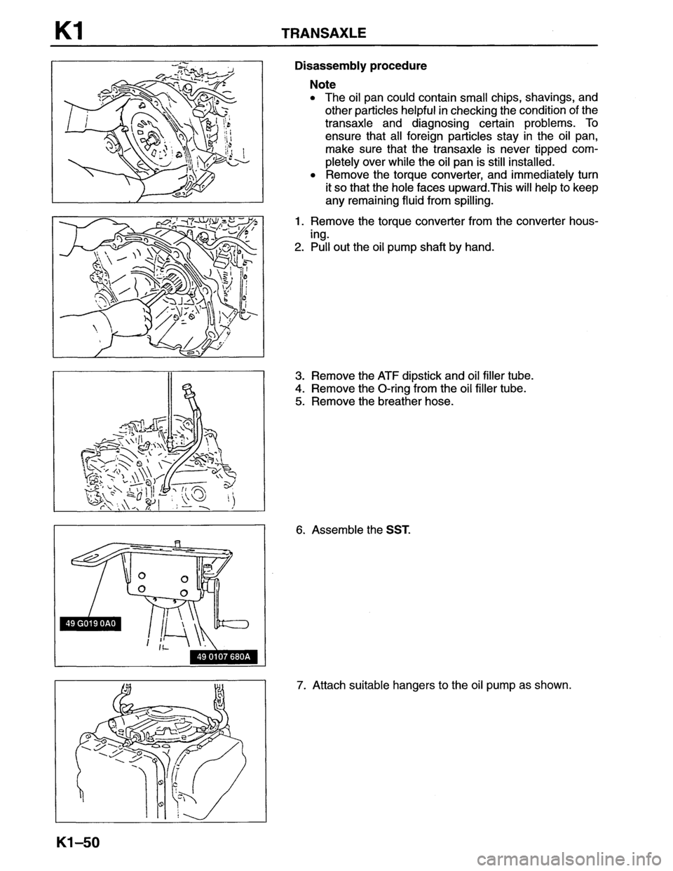 MAZDA MX-6 1996 Workshop Manual MAZDA MX-6 1996 Workshop Manual