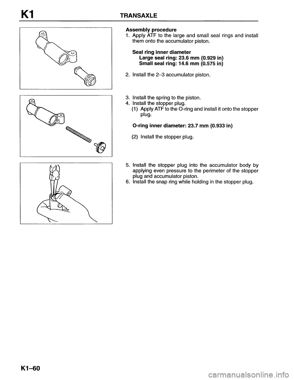 MAZDA MX-6 1996 Workshop Manual MAZDA MX-6 1996 Workshop Manual