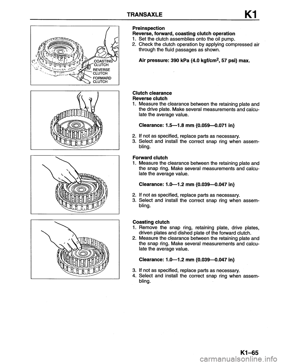 MAZDA MX-6 1996 Workshop Manual MAZDA MX-6 1996 Workshop Manual