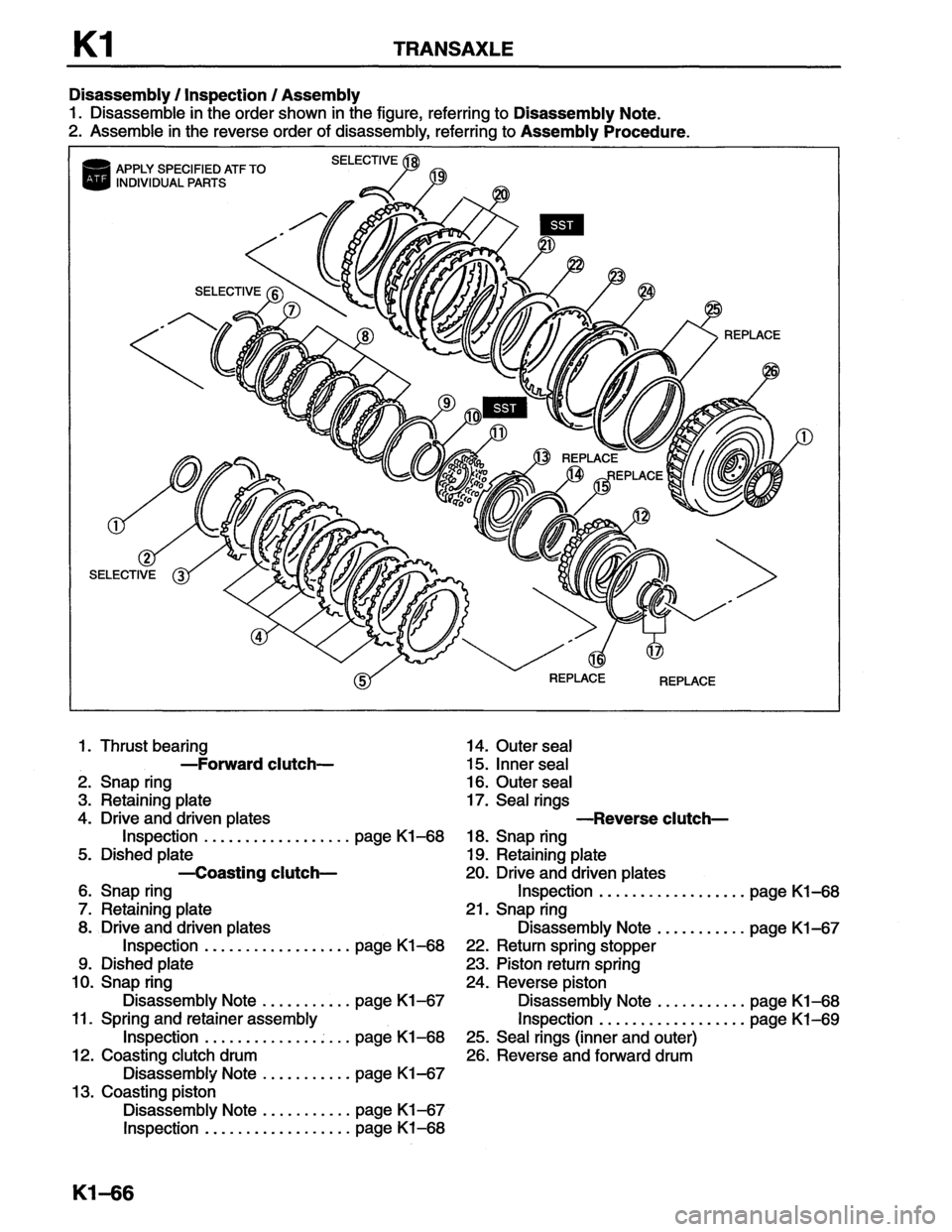 MAZDA MX-6 1996 Workshop Manual MAZDA MX-6 1996 Workshop Manual