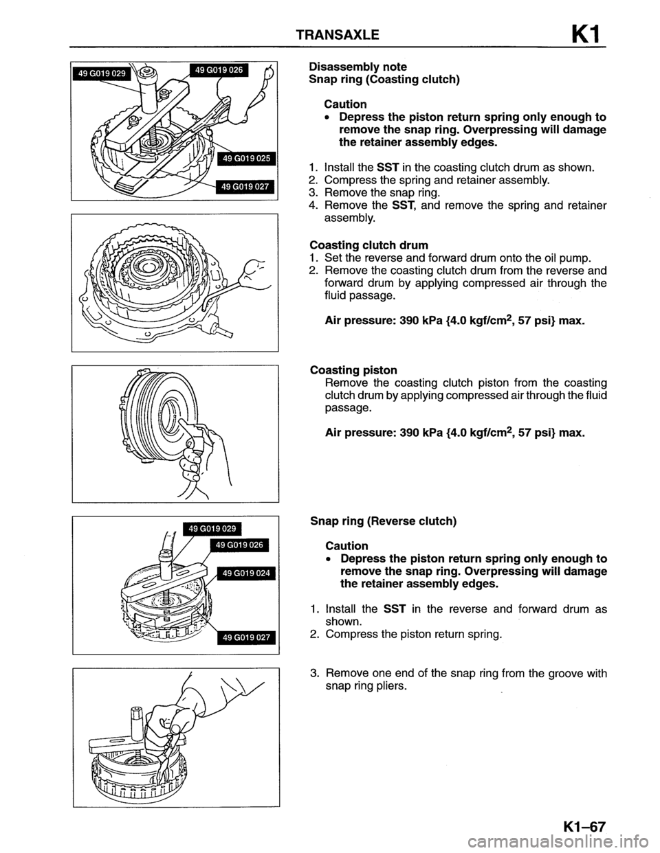 MAZDA MX-6 1996 Workshop Manual MAZDA MX-6 1996 Workshop Manual