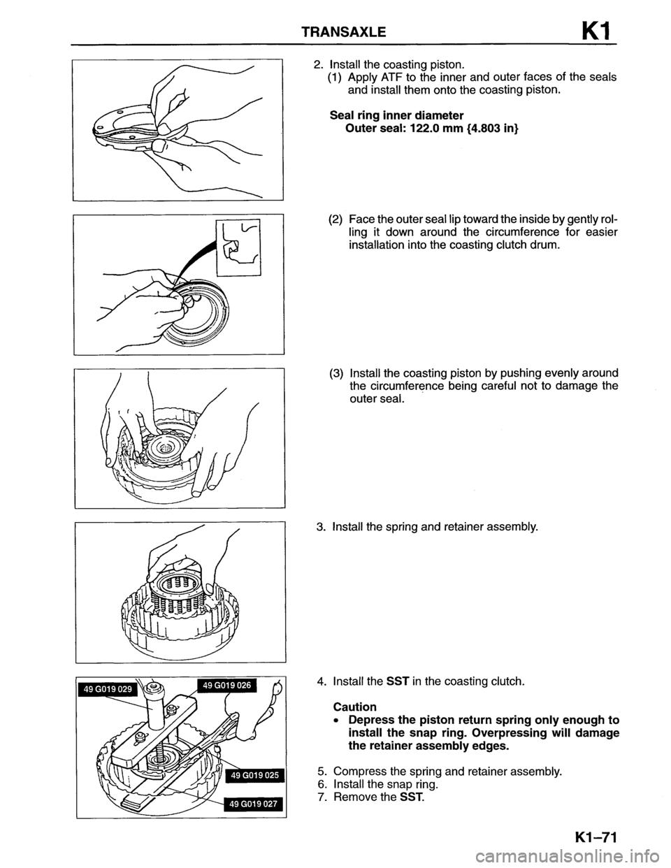 MAZDA MX-6 1996 Workshop Manual MAZDA MX-6 1996 Workshop Manual