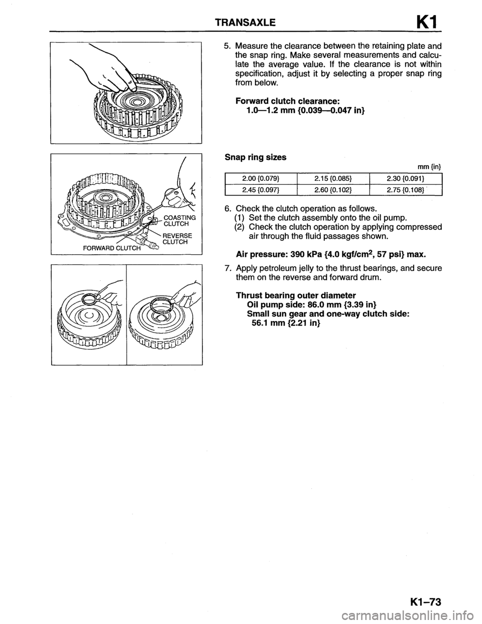 MAZDA MX-6 1996 Workshop Manual MAZDA MX-6 1996 Workshop Manual