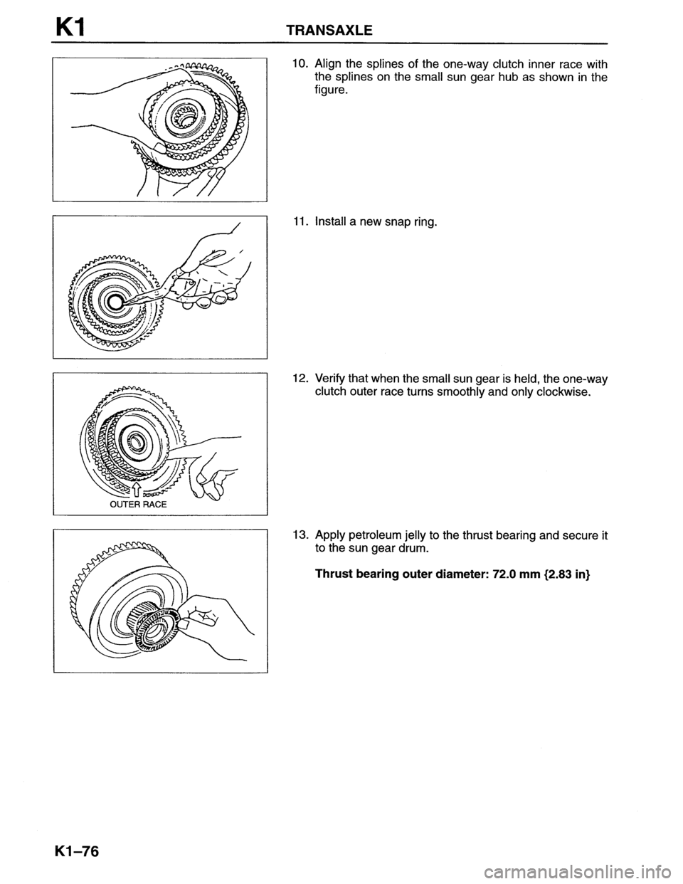 MAZDA MX-6 1996 Workshop Manual MAZDA MX-6 1996 Workshop Manual