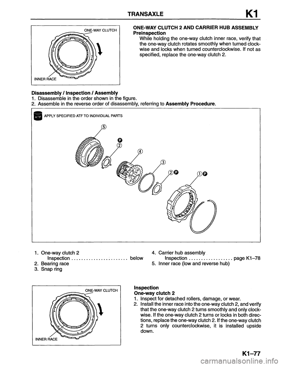 MAZDA MX-6 1996 Workshop Manual MAZDA MX-6 1996 Workshop Manual