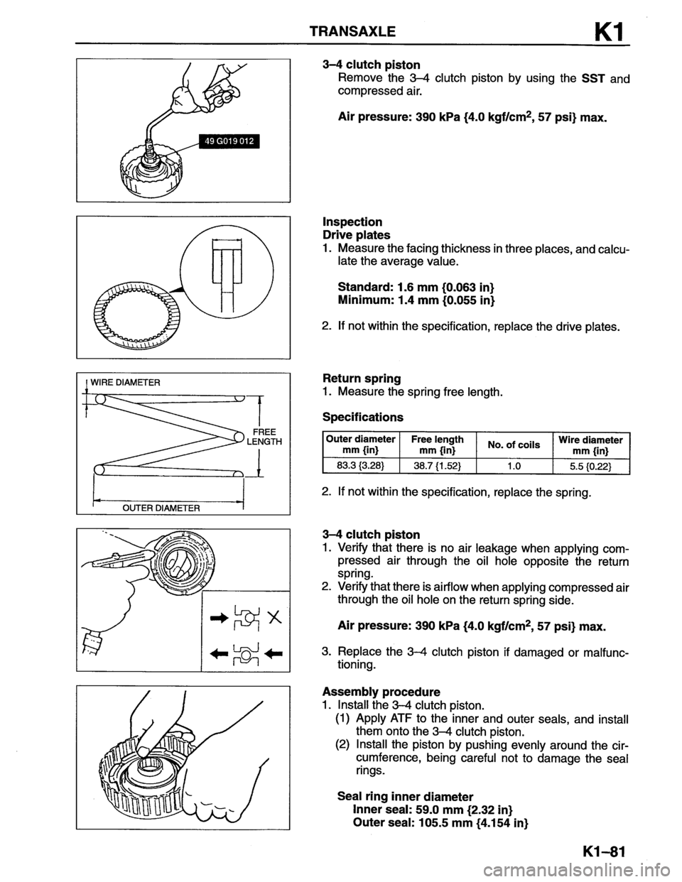 MAZDA MX-6 1996 Workshop Manual MAZDA MX-6 1996 Workshop Manual