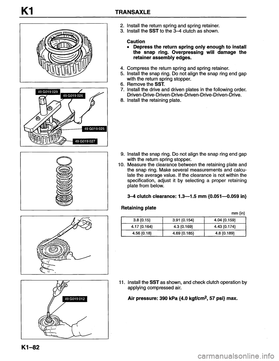 MAZDA MX-6 1996 Workshop Manual MAZDA MX-6 1996 Workshop Manual