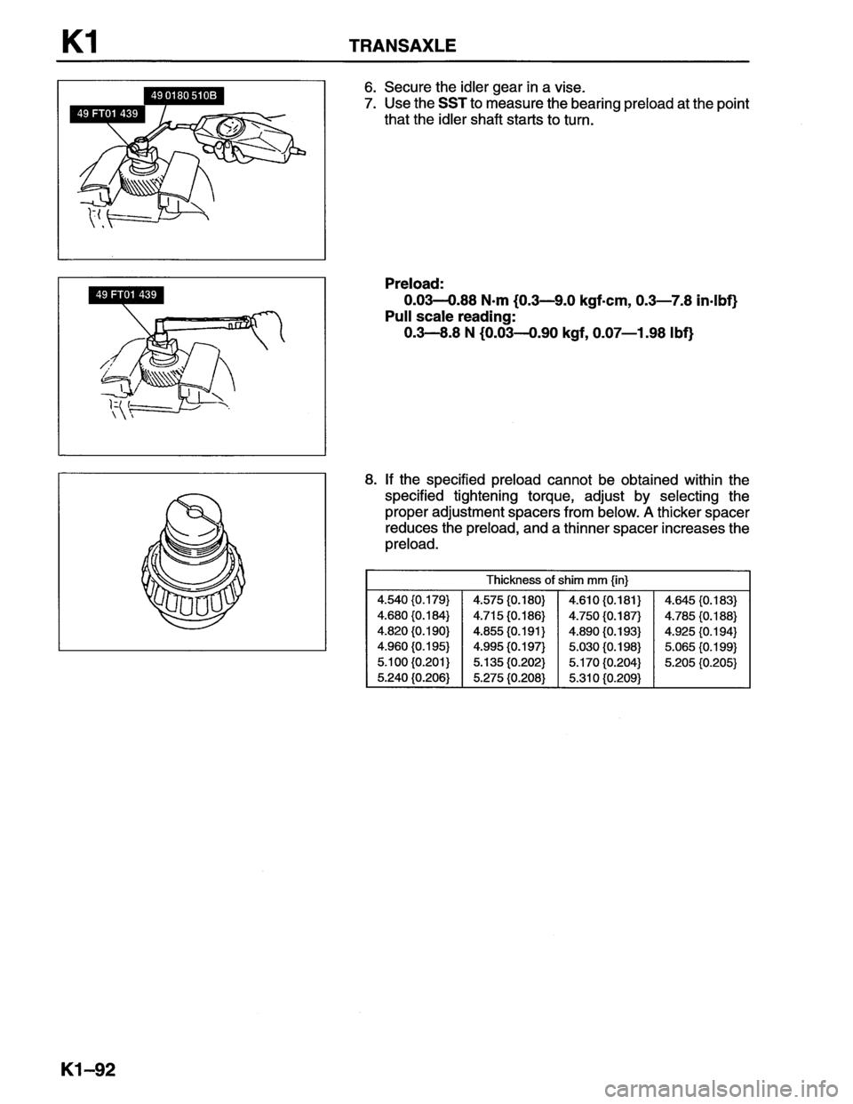 MAZDA MX-6 1996 Workshop Manual MAZDA MX-6 1996 Workshop Manual