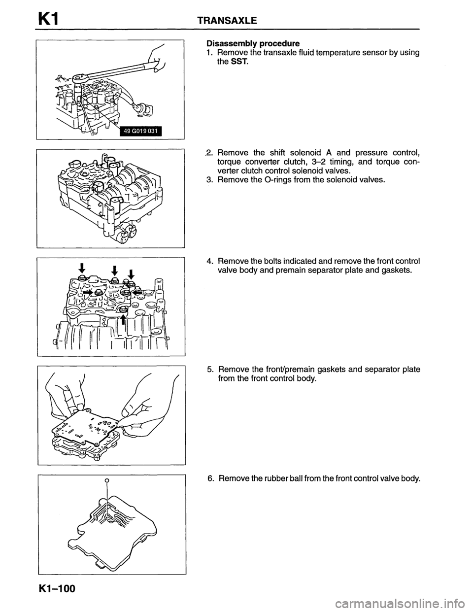 MAZDA MX-6 1996 Workshop Manual MAZDA MX-6 1996 Workshop Manual