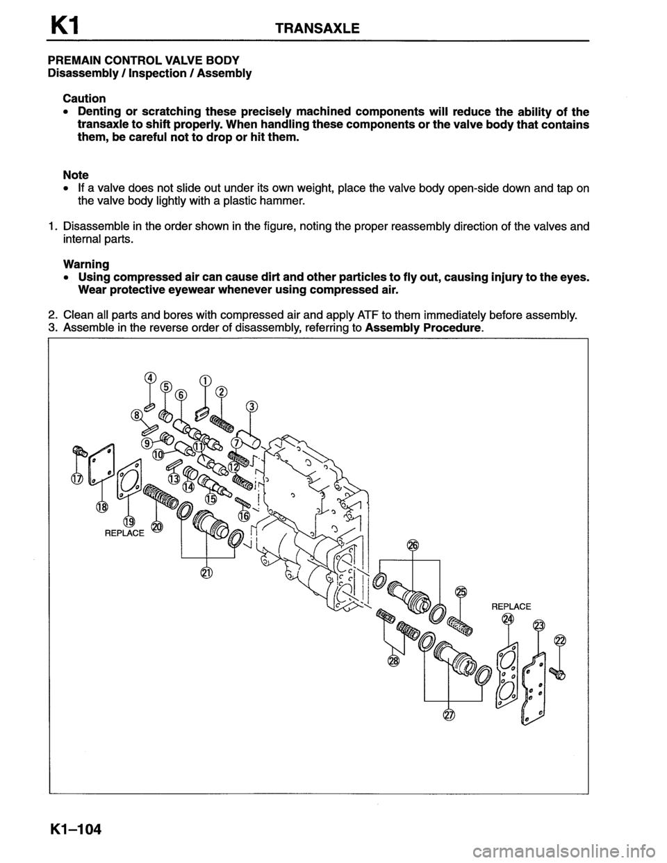 MAZDA MX-6 1996 Workshop Manual MAZDA MX-6 1996 Workshop Manual