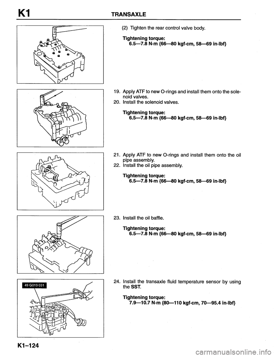 MAZDA MX-6 1996 Workshop Manual MAZDA MX-6 1996 Workshop Manual