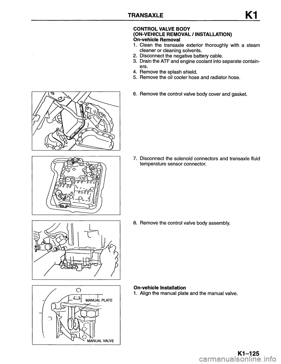 MAZDA MX-6 1996 Workshop Manual MAZDA MX-6 1996 Workshop Manual