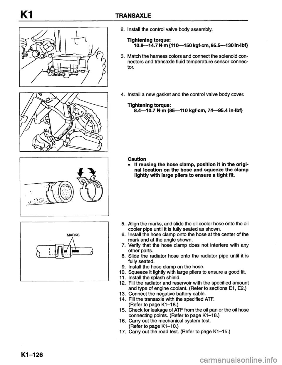 MAZDA MX-6 1996 Workshop Manual MAZDA MX-6 1996 Workshop Manual