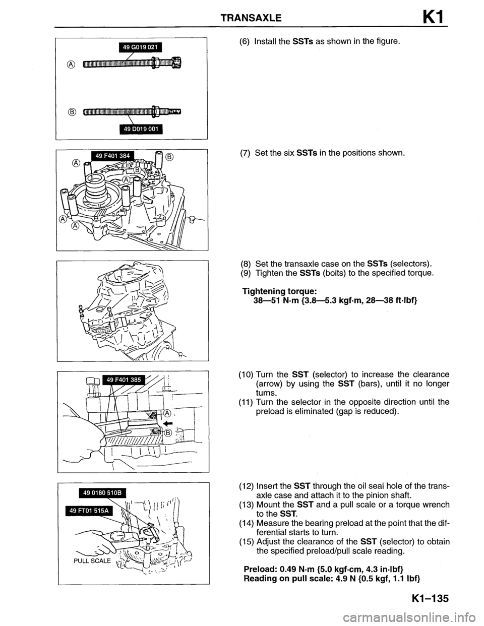 MAZDA MX-6 1996 Workshop Manual MAZDA MX-6 1996 Workshop Manual