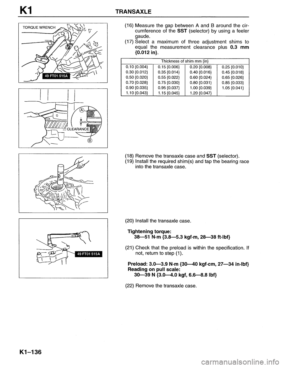 MAZDA MX-6 1996 Workshop Manual MAZDA MX-6 1996 Workshop Manual