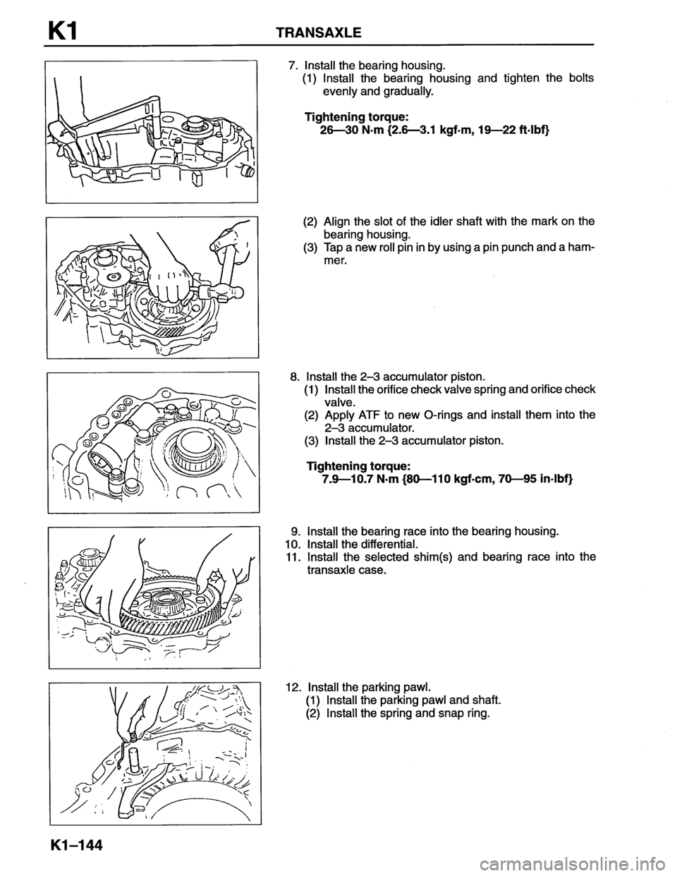 MAZDA MX-6 1996 Workshop Manual MAZDA MX-6 1996 Workshop Manual