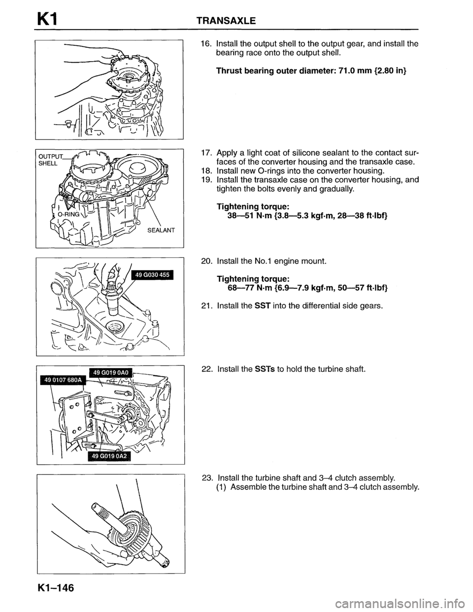 MAZDA MX-6 1996 Workshop Manual MAZDA MX-6 1996 Workshop Manual
