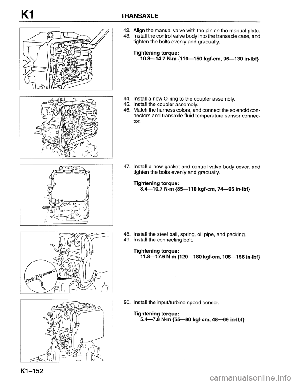 MAZDA MX-6 1996 Workshop Manual MAZDA MX-6 1996 Workshop Manual