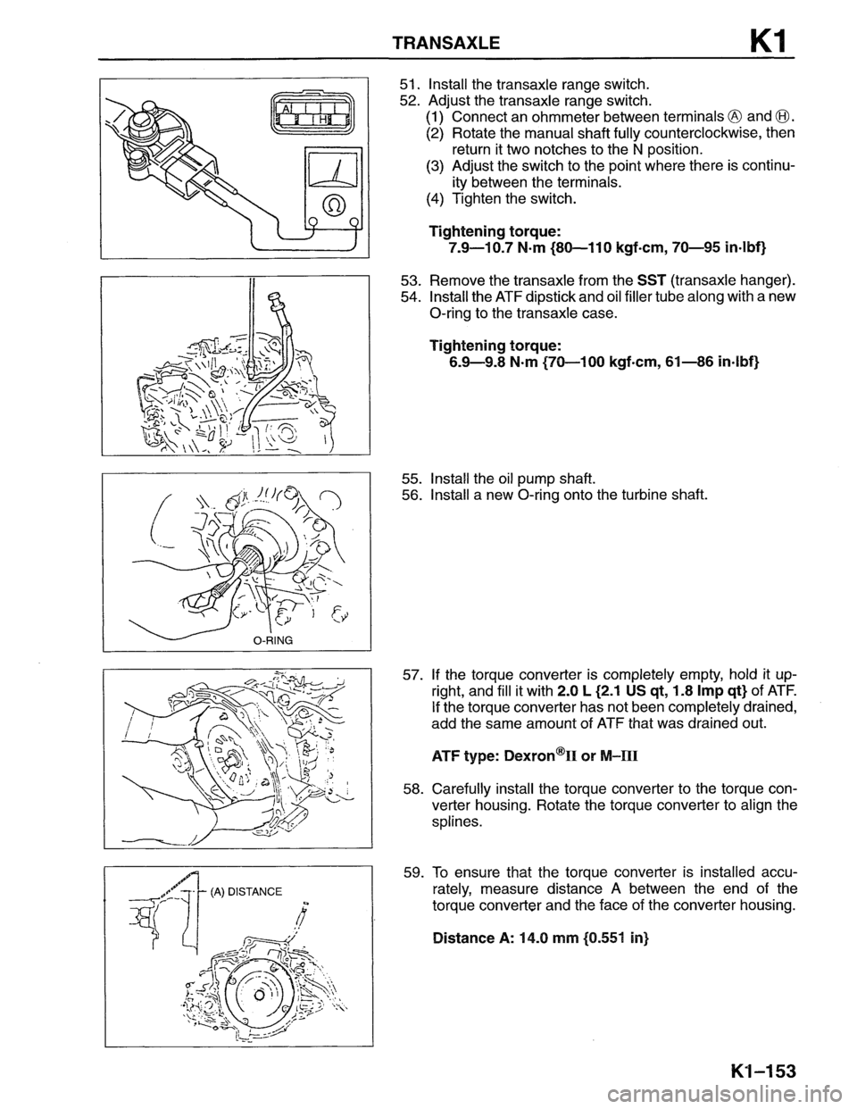 MAZDA MX-6 1996 Workshop Manual MAZDA MX-6 1996 Workshop Manual