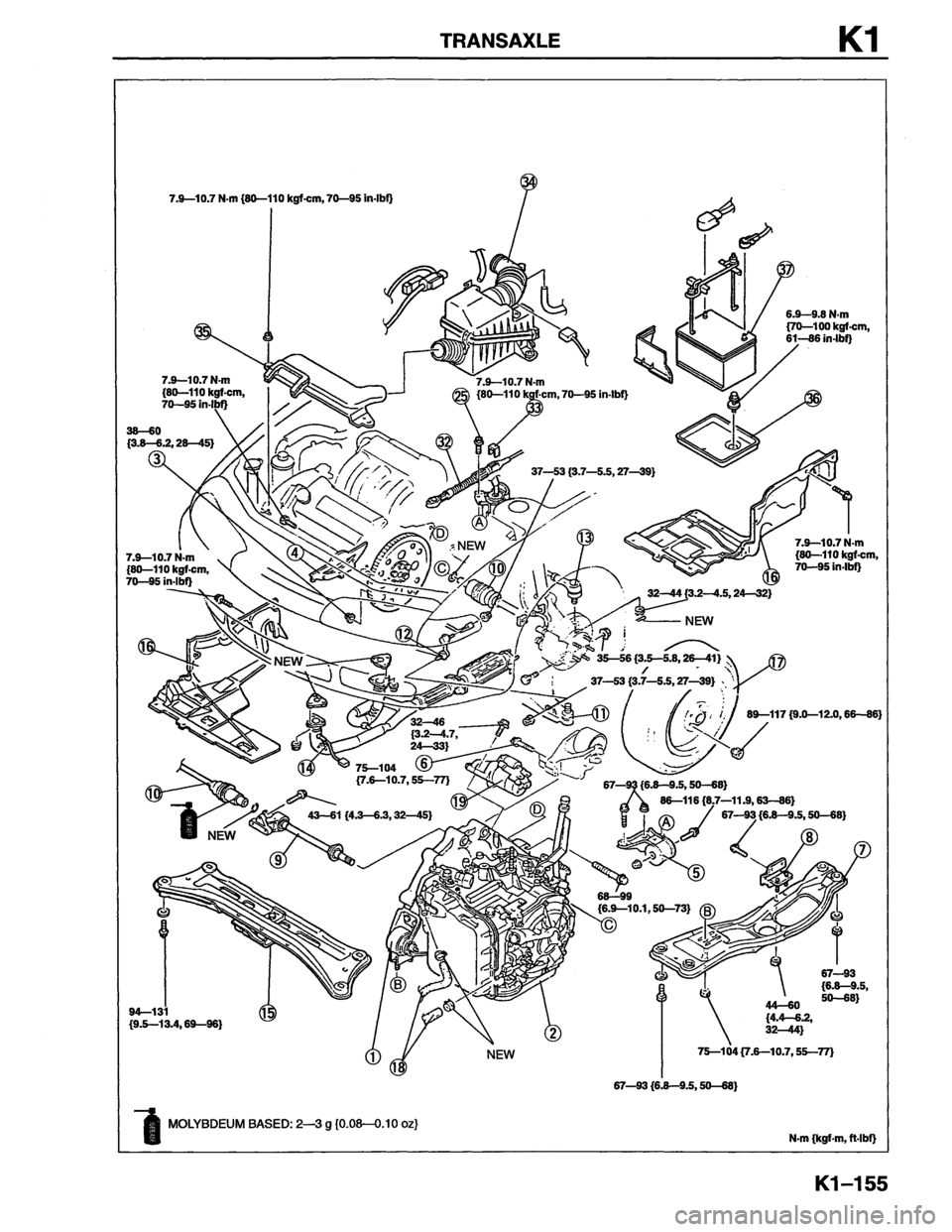 MAZDA MX-6 1996 Workshop Manual MAZDA MX-6 1996 Workshop Manual