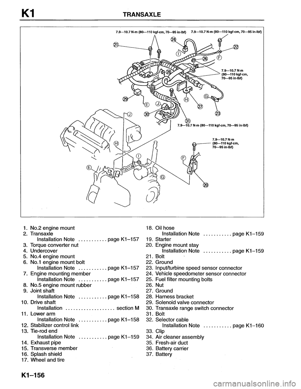 MAZDA MX-6 1996 Workshop Manual MAZDA MX-6 1996 Workshop Manual