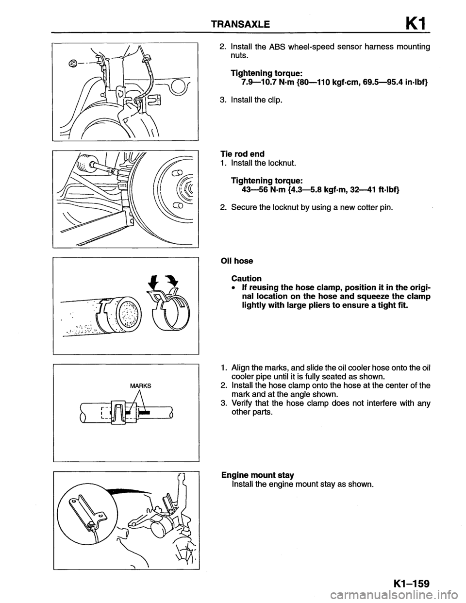 MAZDA MX-6 1996 Workshop Manual MAZDA MX-6 1996 Workshop Manual