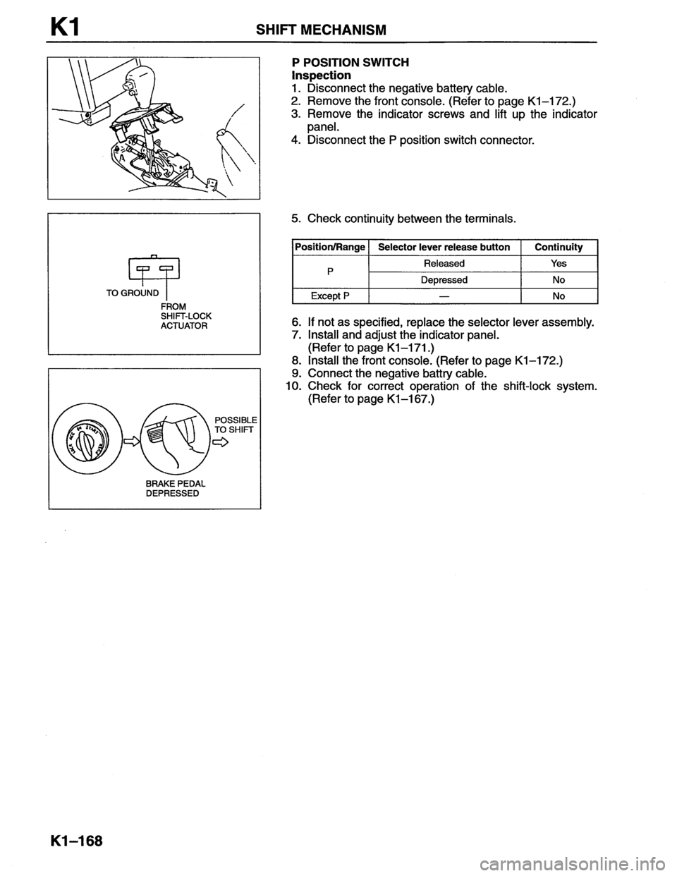 MAZDA MX-6 1996 Workshop Manual MAZDA MX-6 1996 Workshop Manual