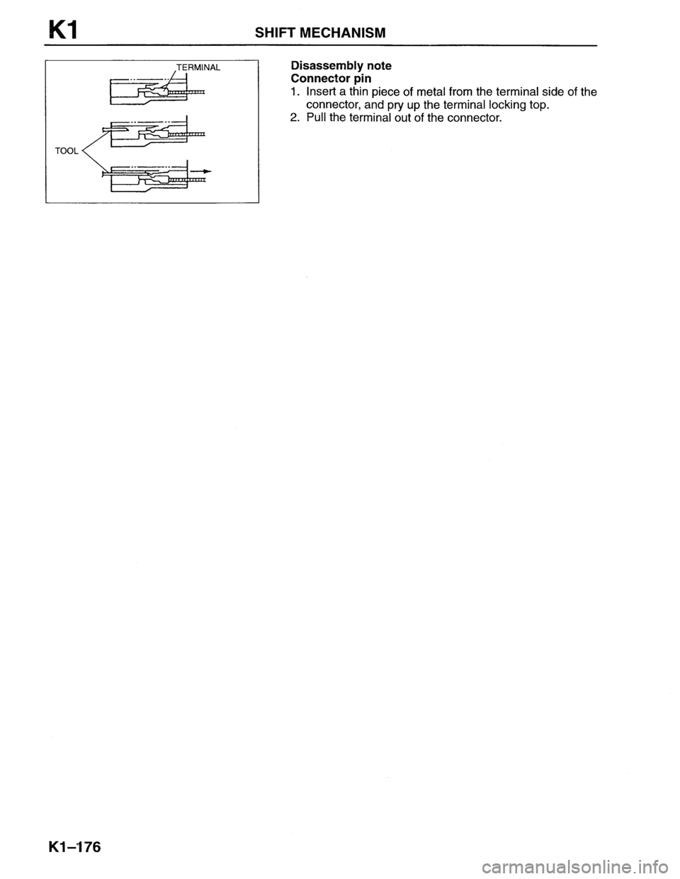 MAZDA MX-6 1996 Workshop Manual MAZDA MX-6 1996 Workshop Manual