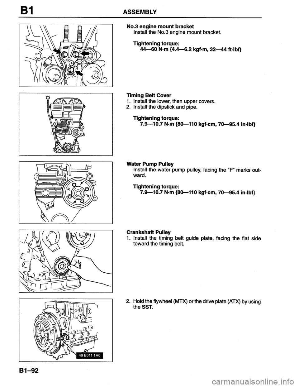 MAZDA MX-6 1996 Workshop Manual MAZDA MX-6 1996 Workshop Manual