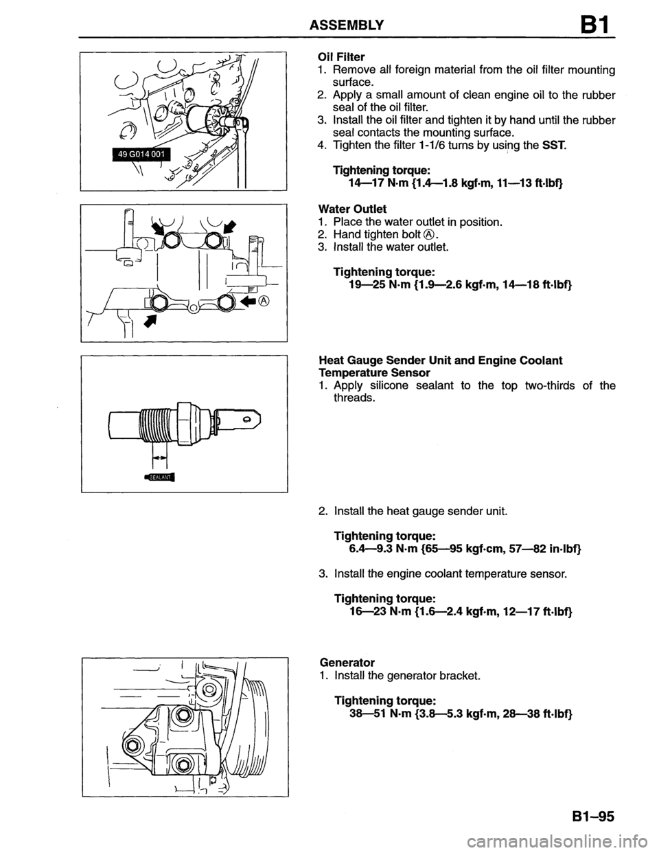 MAZDA MX-6 1996 Workshop Manual MAZDA MX-6 1996 Workshop Manual