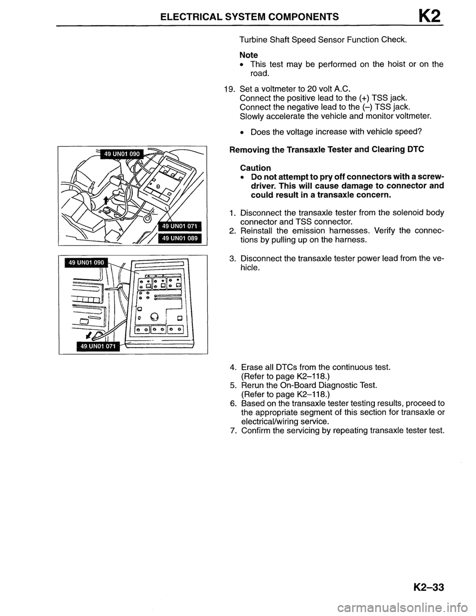 MAZDA MX-6 1996 Workshop Manual MAZDA MX-6 1996 Workshop Manual