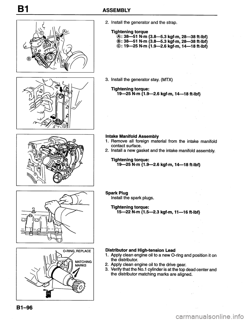 MAZDA MX-6 1996 Workshop Manual MAZDA MX-6 1996 Workshop Manual