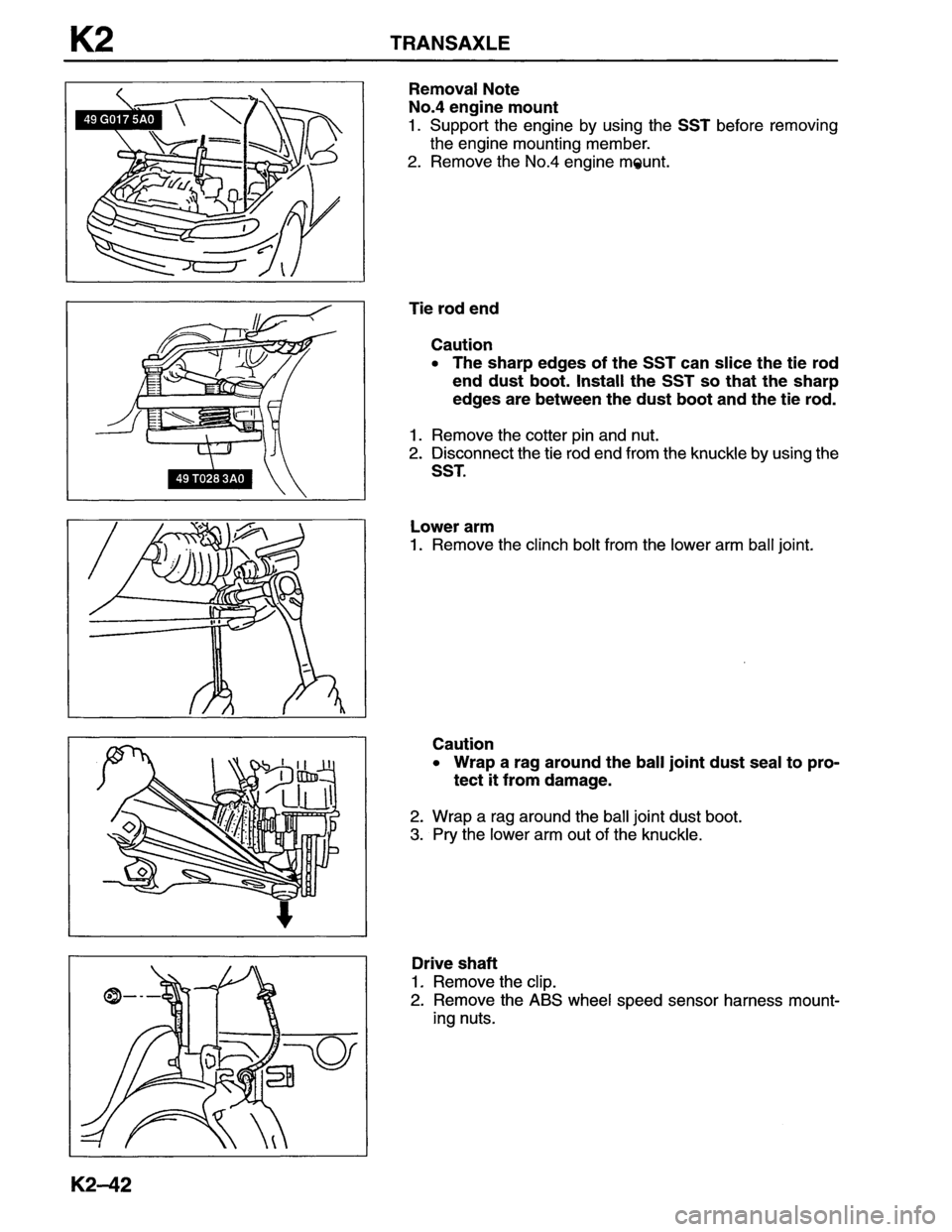 MAZDA MX-6 1996 Workshop Manual MAZDA MX-6 1996 Workshop Manual