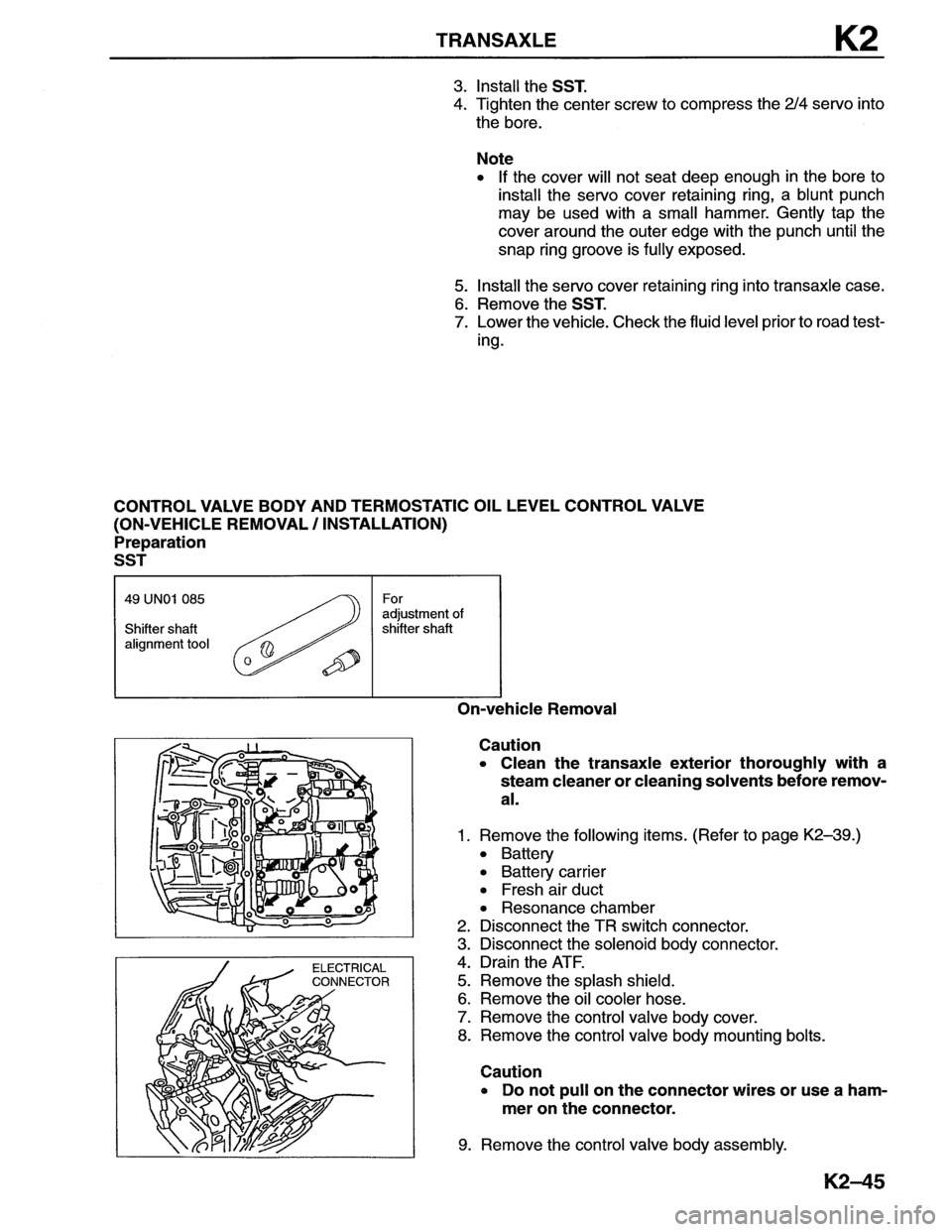 MAZDA MX-6 1996 Workshop Manual MAZDA MX-6 1996 Workshop Manual